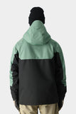 686 Mens Renewal Insulated Anorak Jacket - Cypress Black Colorblock