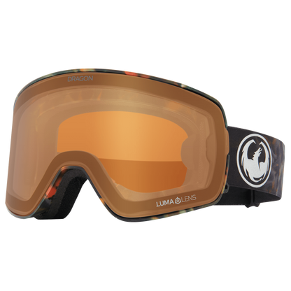 Dragon NFX2 Goggles - Fireleaf/Lumalens Dark Smoke + Lumalens Amber