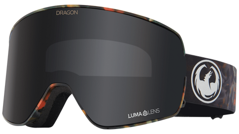 Dragon NFX2 Goggles - Fireleaf/Lumalens Dark Smoke + Lumalens Amber
