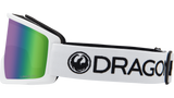Dragon DX3 OTG Goggles - White/Lumalens Green