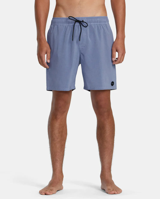 RVCA VA Pigment Elastic Waist Boardshort 17" - Blue Tide