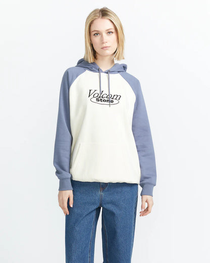 Volcom Truly Stoked Boyfriend Hoodie - Bone