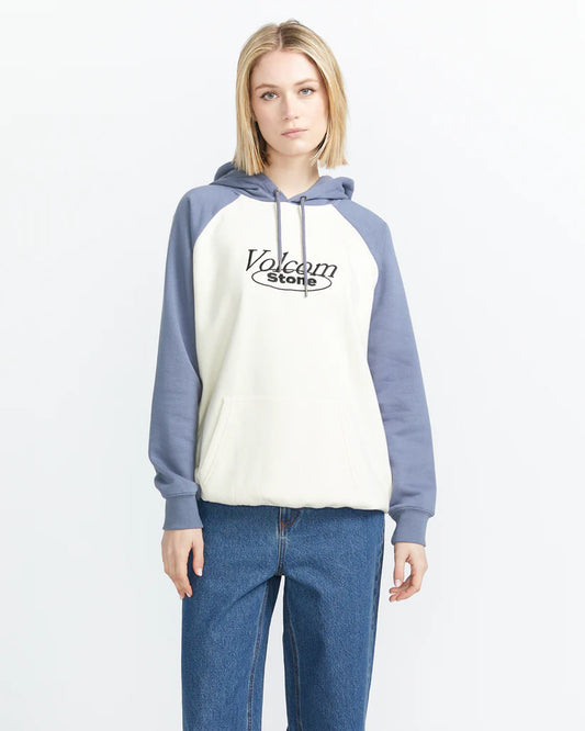 Volcom Truly Stoked Boyfriend Hoodie - Bone