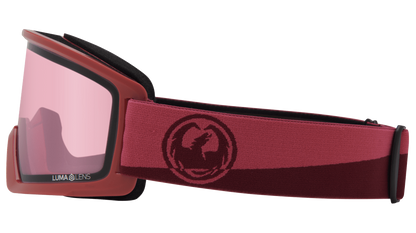 Dragon DX3 OTG Goggles - Fuschia/Lumalens Light Rose