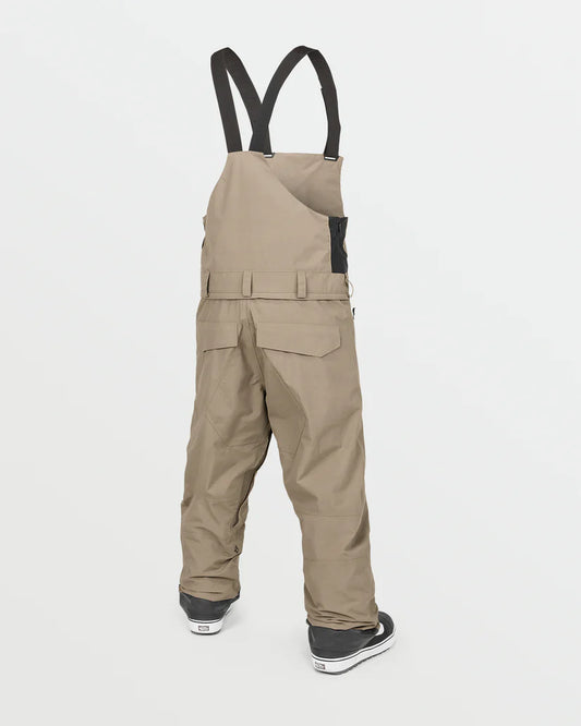 Volcom Mens Rain GORE-TEX Bib - Chestnut Brown