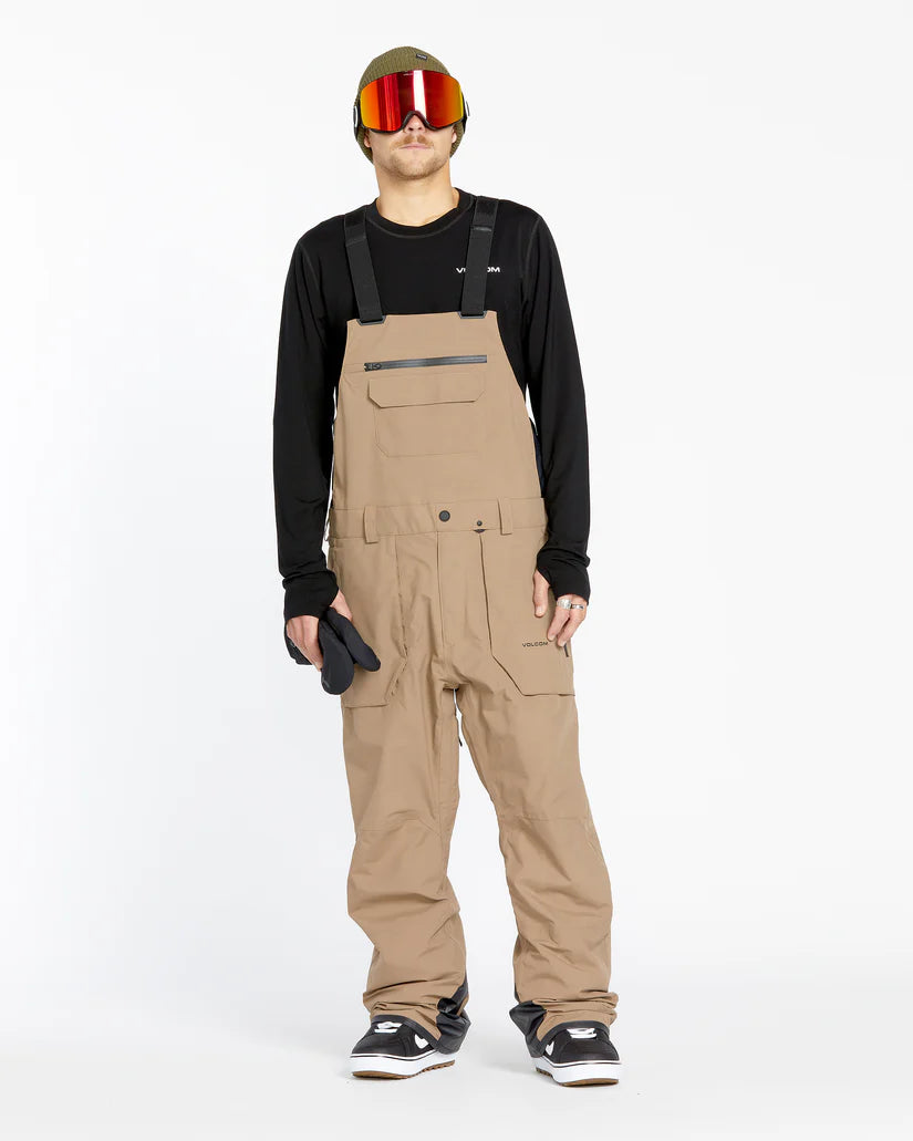 Volcom Mens Rain GORE-TEX Bib - Chestnut Brown