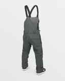 Volcom Mens Roan Bib - Charcoal