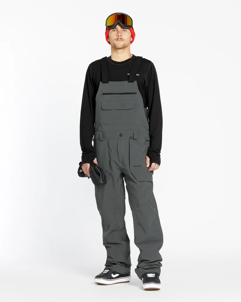 Volcom Mens Roan Bib - Charcoal