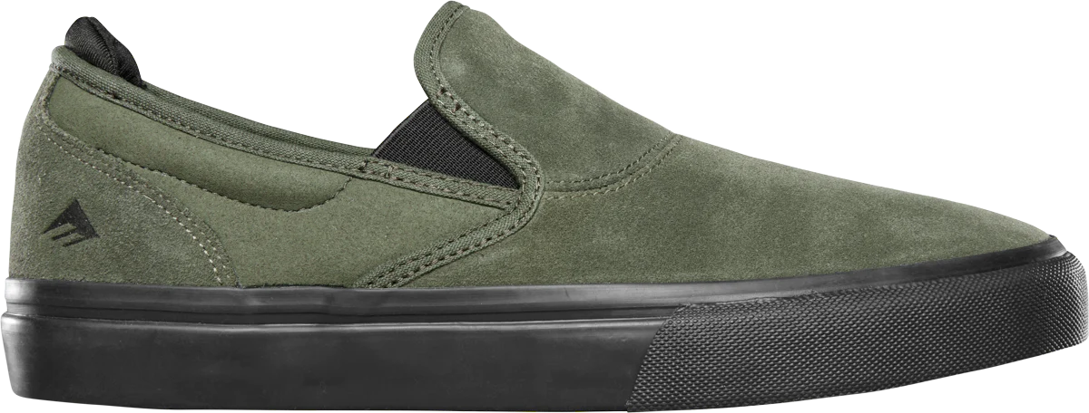 Emerica Wino G6 Slip-On - Olive/Black