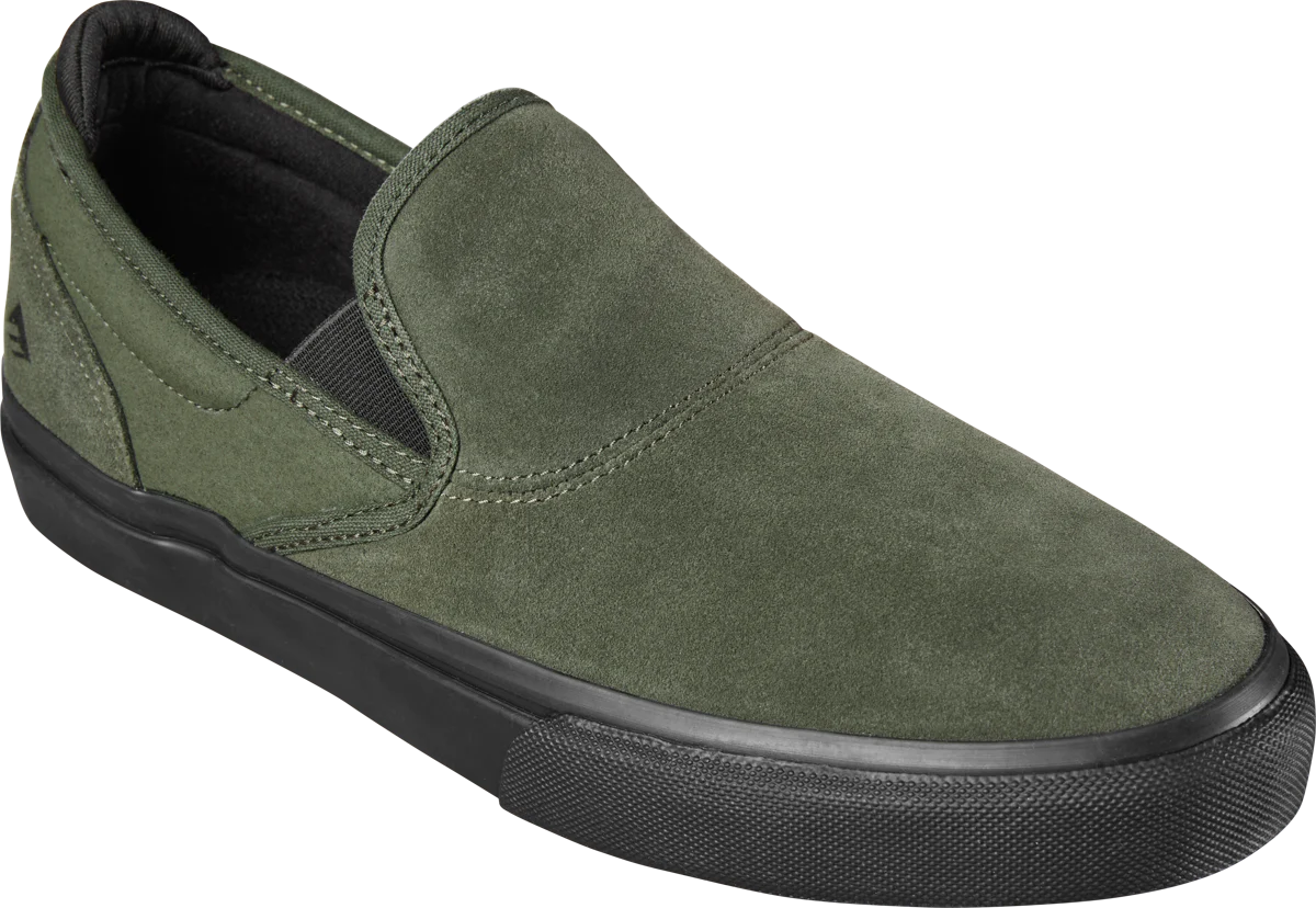 Emerica Wino G6 Slip-On - Olive/Black