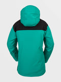 Volcom Womens Fern Insulated Gore Pullover Jacket - Vibrant Green