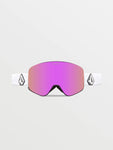 Volcom Odyssey Goggle 2024 - Matte White + Pink Chrome