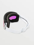 Volcom Odyssey Goggle 2024 - Matte White + Pink Chrome