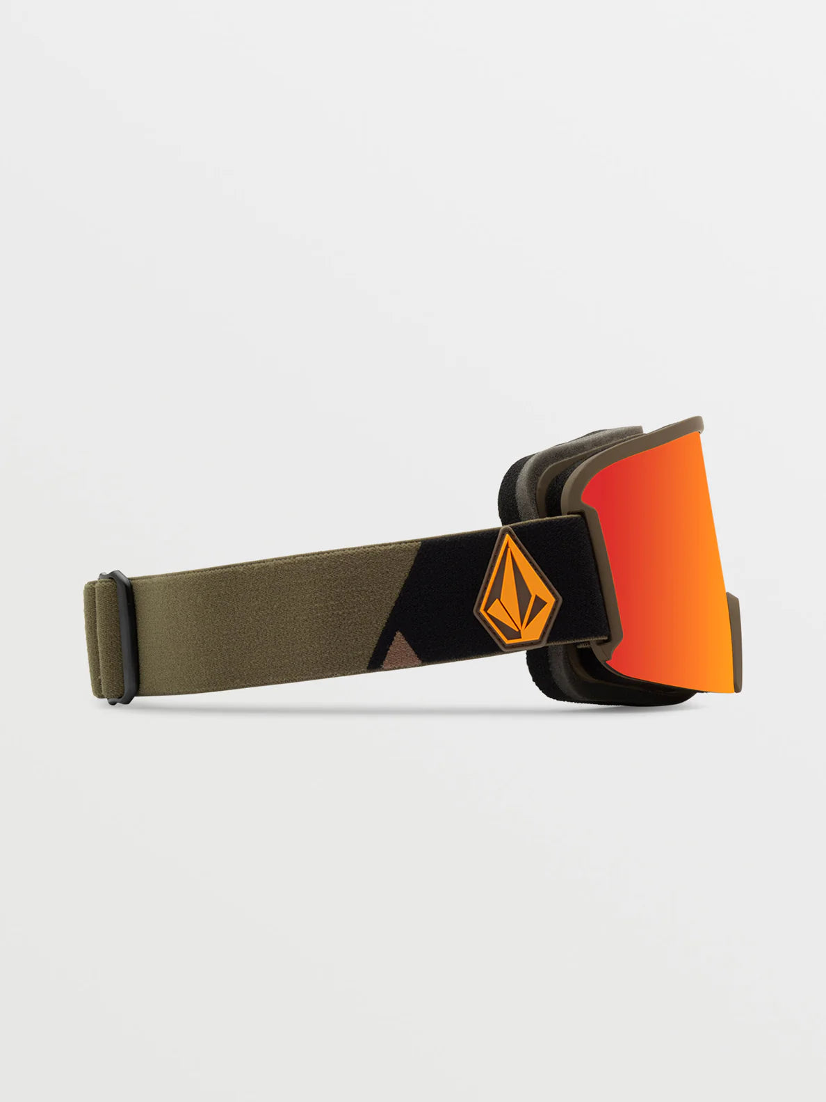 Volcom Garden Goggle 2024 - Military Gold + BL Yellow - Red Chrome