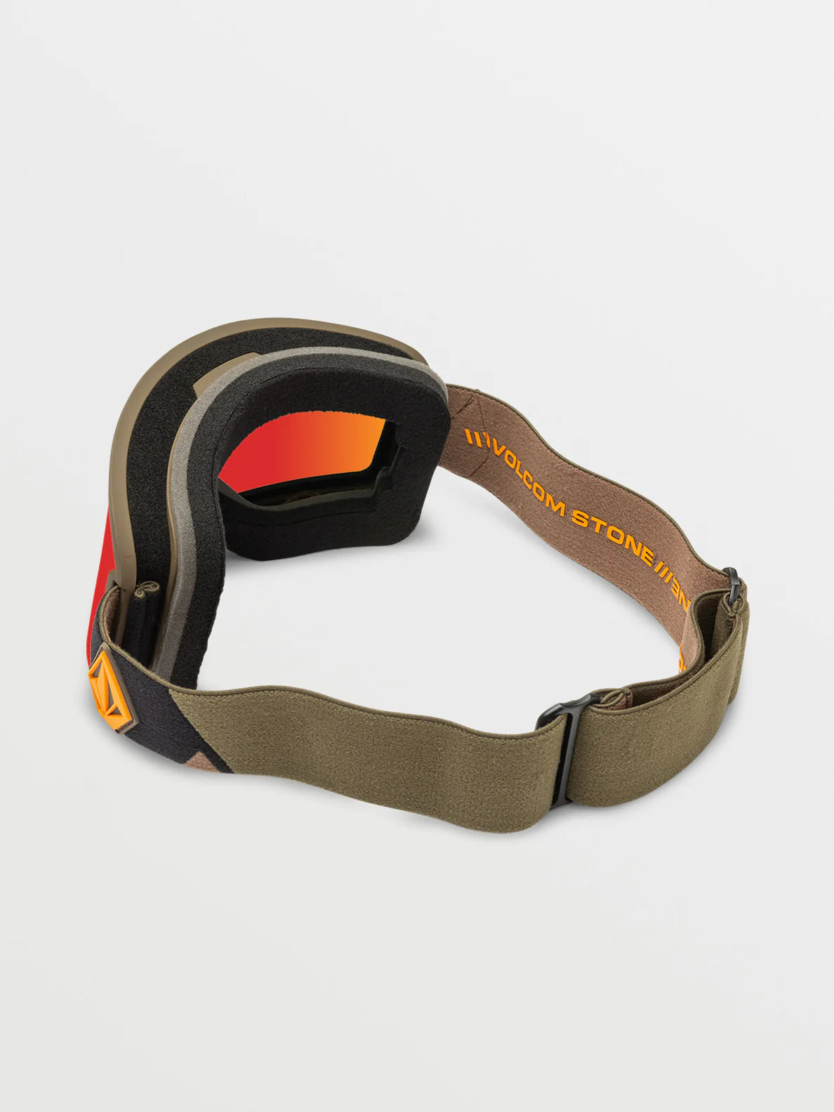 Volcom Garden Goggle 2024 - Military Gold + BL Yellow - Red Chrome