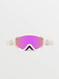 Volcom Attunga Goggle - Khakiest/Sand + BL Yellow - Pink Chrome