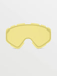 Volcom Attunga Goggle - Khakiest/Sand + BL Yellow - Pink Chrome