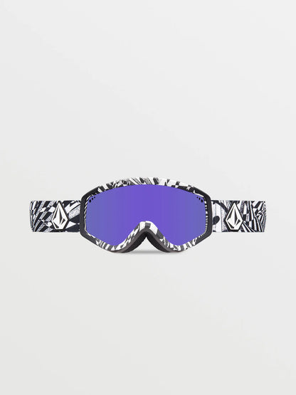 Volcom Attunga Youth Goggle - Lilac/Storm + BL Yellow - Purple Chrome