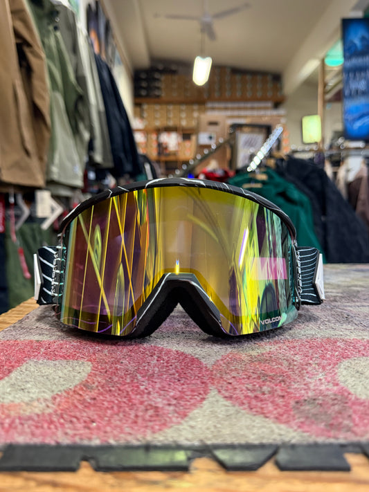Volcom Odyssey Goggle - 2 Op/Gold Chrome + Yellow Bonus Lens
