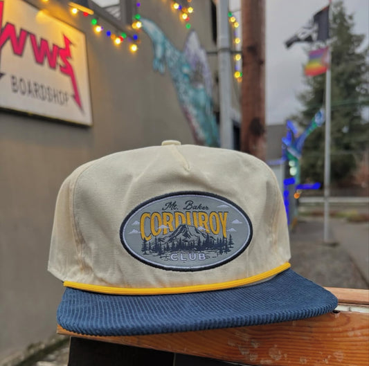 Mt. Baker Corduroy Club Hat
