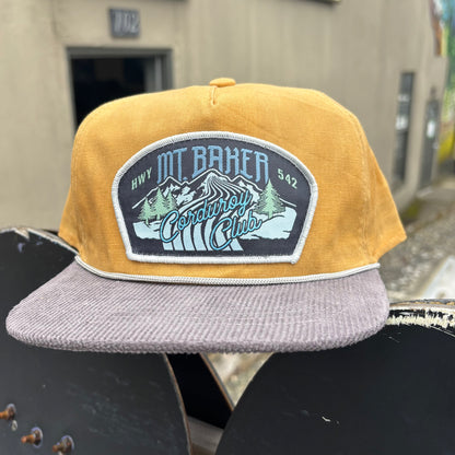 Mt. Baker Corduroy Club Hat