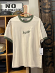 Welcome Stitched Cream/Olive Tee
