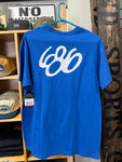 686 2002 Script Premium Short Sleeve T-Shirt - Royal