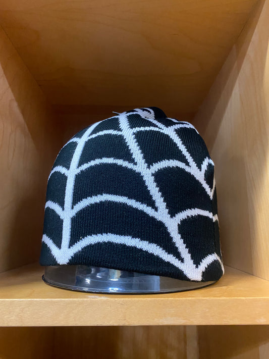 Corduroy Cobweb Reversible Skully Black