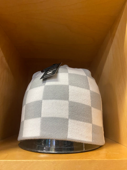 Corduroy Checkmate Reversible Skully White