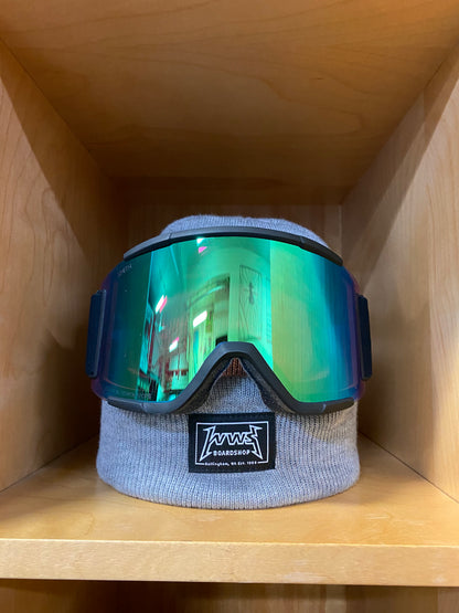 Smith Squad XL - Black + ChromaPop Everyday Green Mirror/Storm Rose Flash