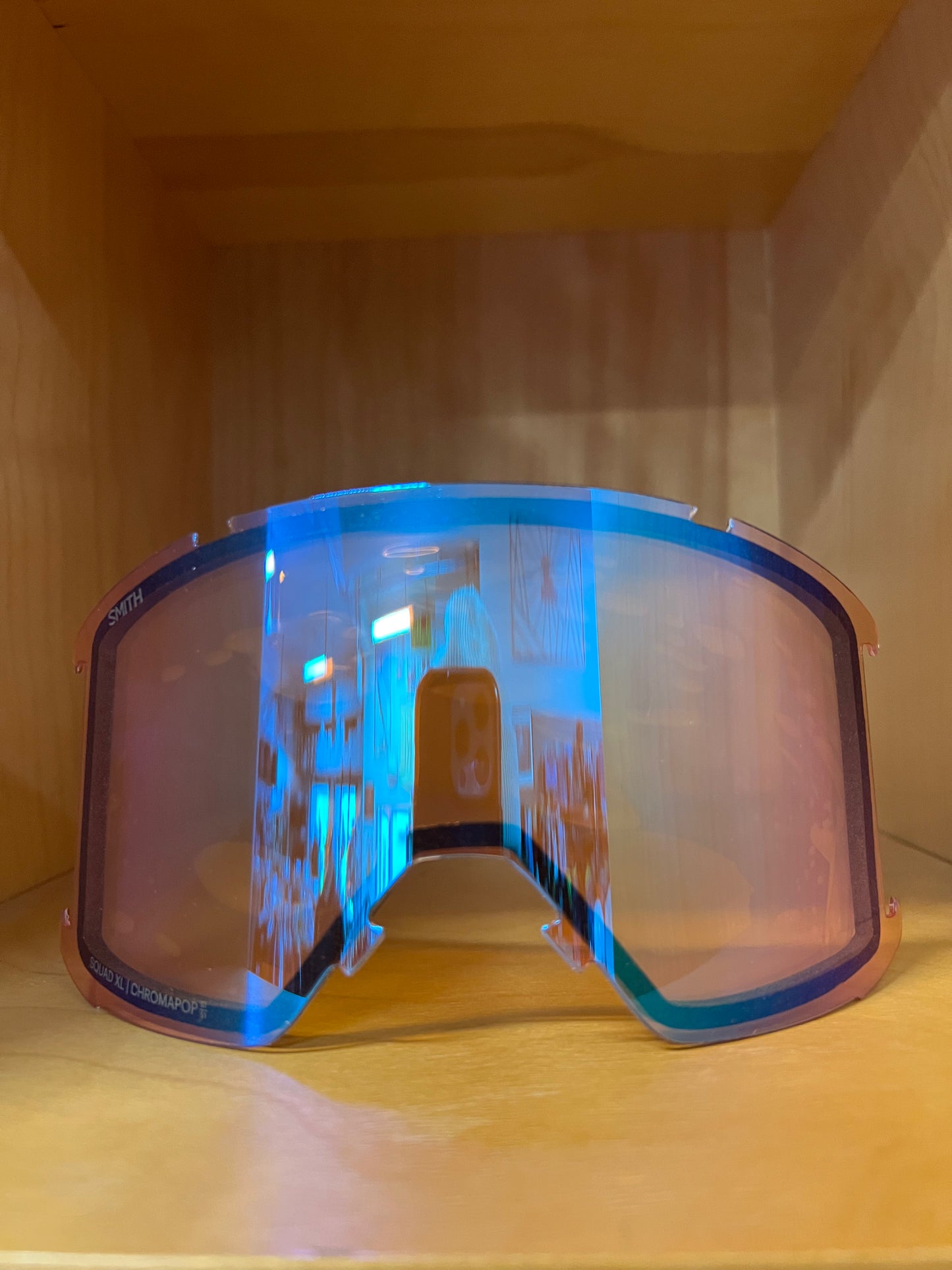 Smith Squad XL - Black + ChromaPop™ Everyday Rose Gold Mirror + Storm Blue