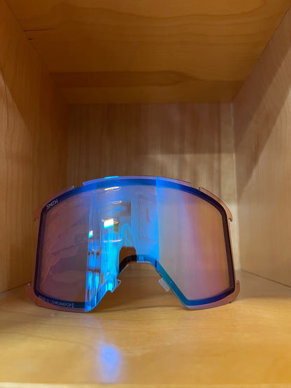 Smith Squad XL - Chalk + ChromaPop™ Sun Black + Storm Blue Sensor Mirror