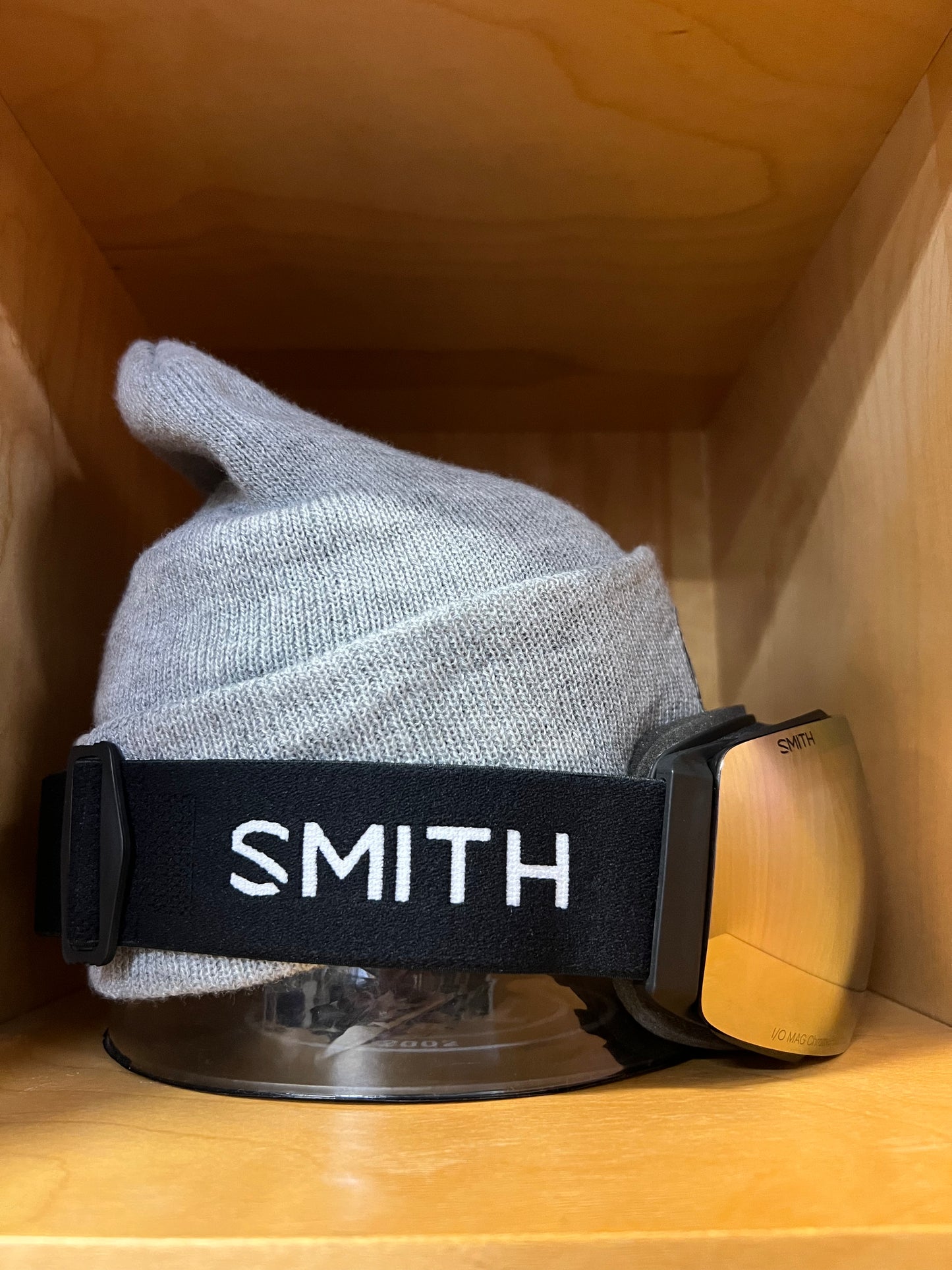 Smith I/O Mag - Black + ChromaPop™ Everyday Rose Gold Mirror + Storm Blue Sensor Mirror