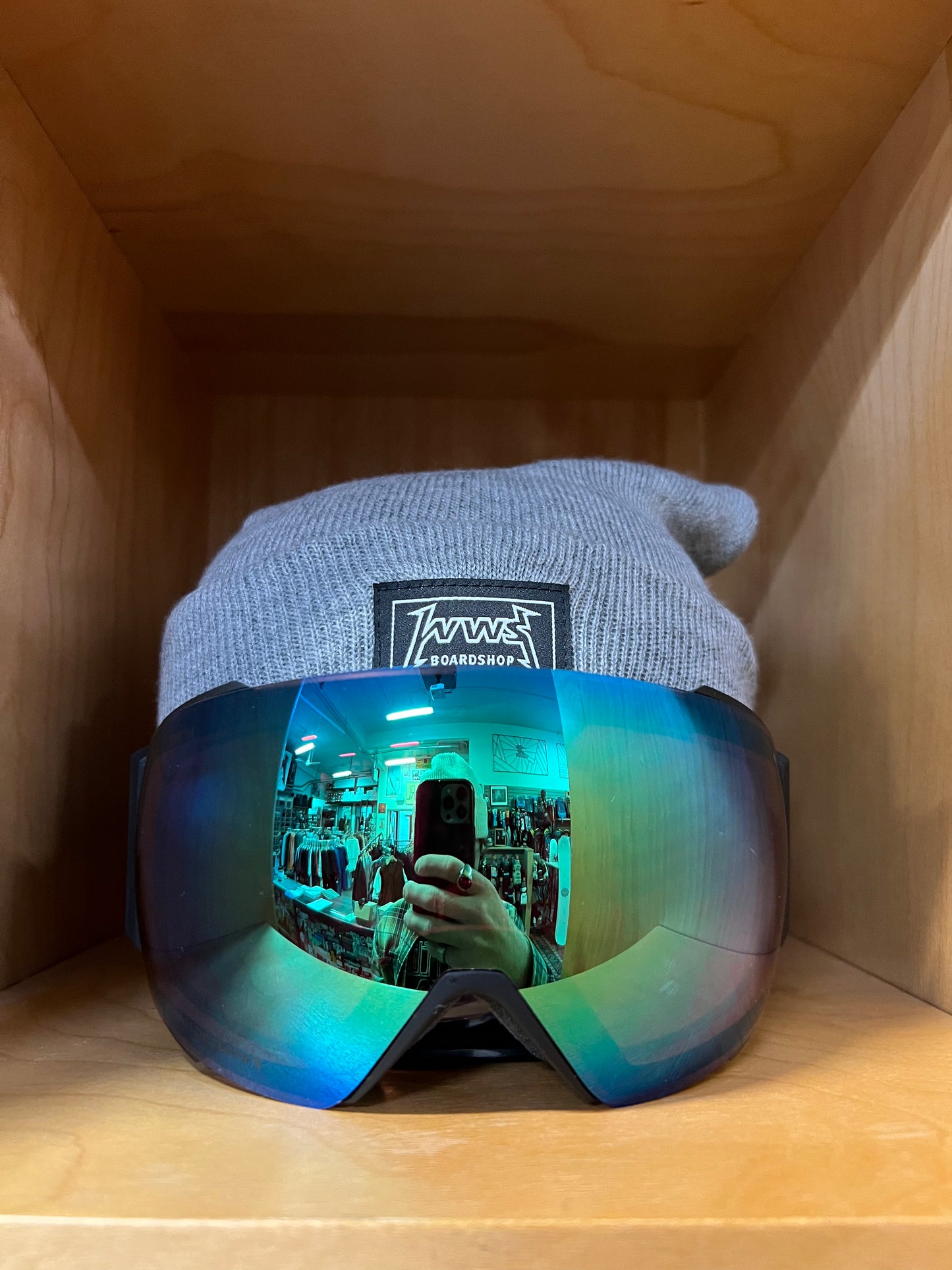 Smith I/O Mag - Black + ChromaPop™ Everyday Green Mirror + Storm Blue Sensor Mirror