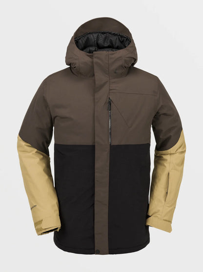 Volcom Mens L GORE-TEX Jacket - Brown