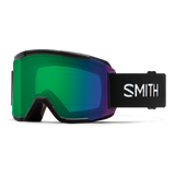 Smith Squad Goggle - Black + ChromaPop Everyday Green Mirror / Clear Lens