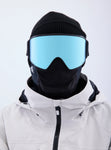 Anon M4 Cylindrical Goggles + MFI Face Mask - Black/Perceive Variable Blue + Perceive Cloudy Pink Bonus Lens