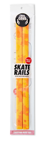 Crab Grab Skate Rails Stomp Pad - Orange Swirl