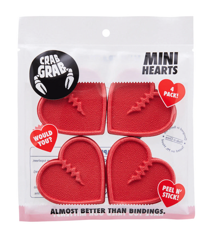 Crab Grab Mini Hearts Stomp Pad - Red
