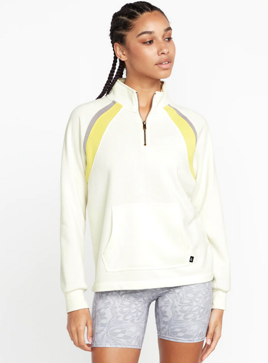 Volcom Women's Stone Attack Mock Neck Pullover Sweatshirt