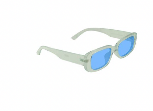 Glassy Darby Sunglasses - Ice/Blue