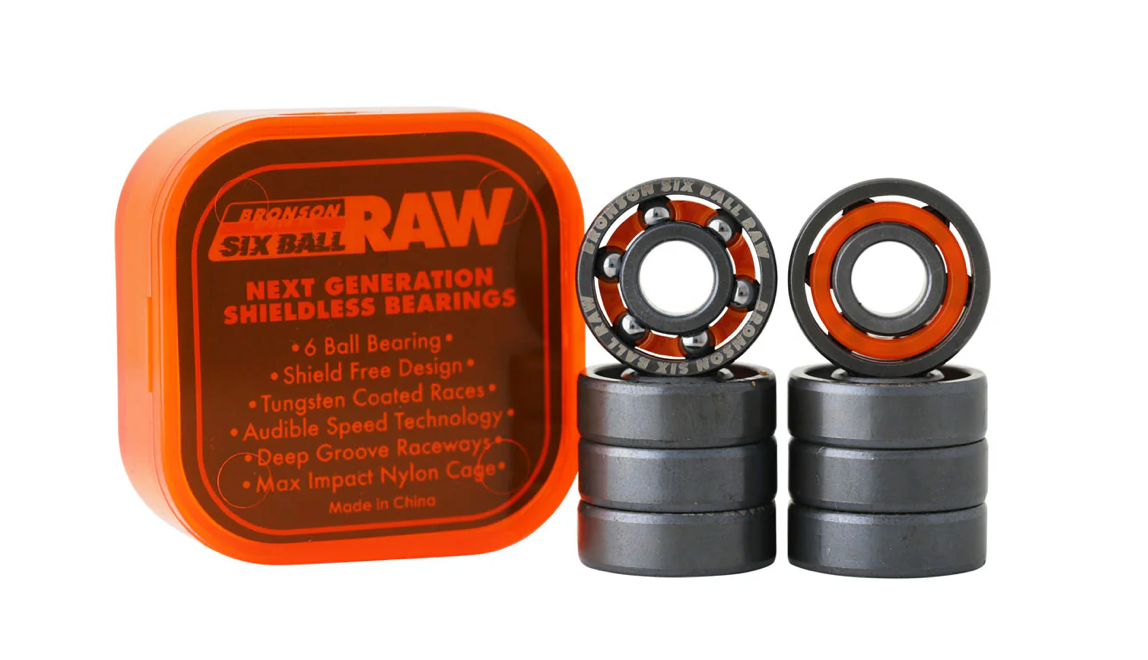 Bronson Speed Co Six Ball Raw Bearings