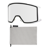 Smith Squad Goggle - Black + ChromaPop Everyday Green Mirror / Clear Lens