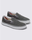 Vans Skate Slip-On Shoe - Pewter/White