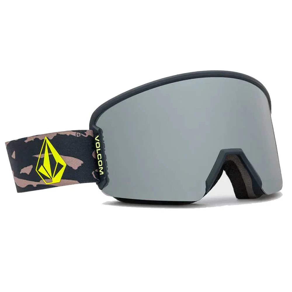 Volcom Garden 2 Goggle - Camo/Silver Chrome + Yellow Lens – WWS Boardshop