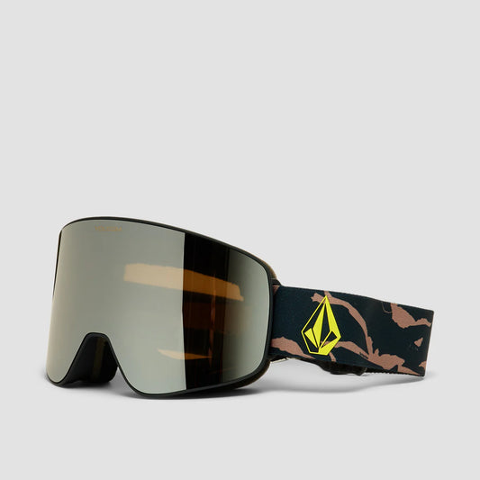 Volcom Odyssey Goggle - 2 Camo/Silver Chrome + Yellow Bonus Lens