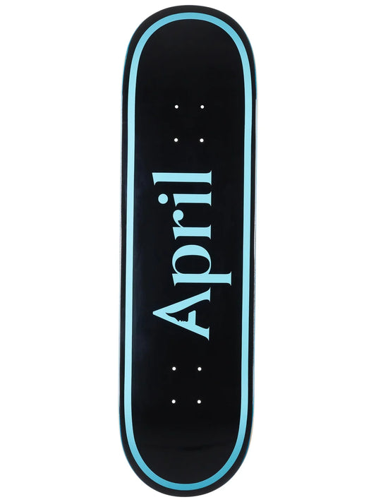 April OG Logo Deck Blue/Black 8.25