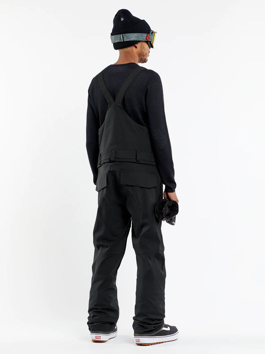 Volcom Mens Roan Bib Overall - Black