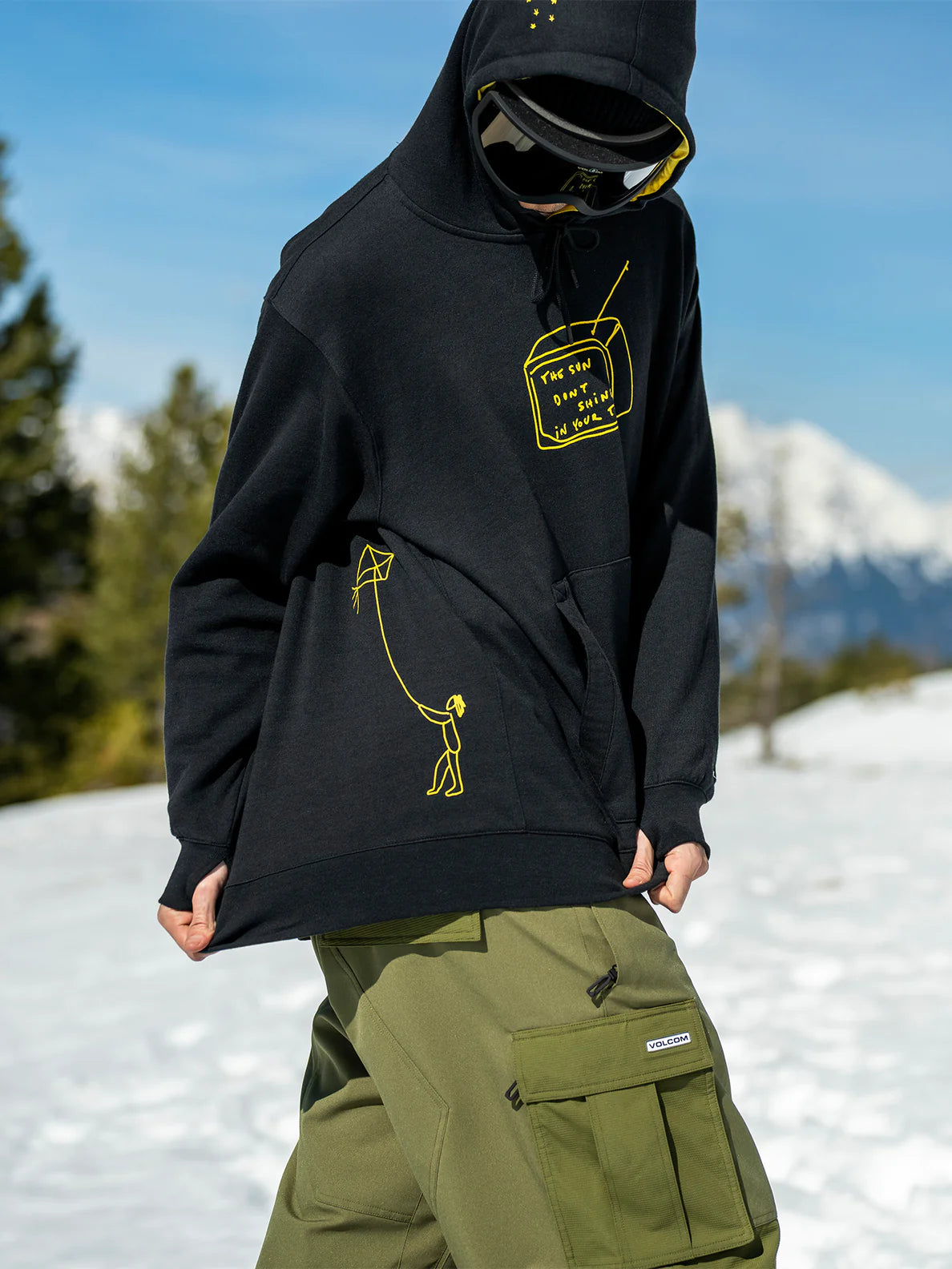 Volcom D.I. Fleece Pullover - Black