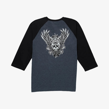 1910 Bombs Away L/S Raglan Tee